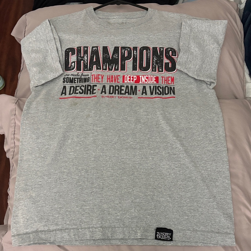 Gray Champions Tee